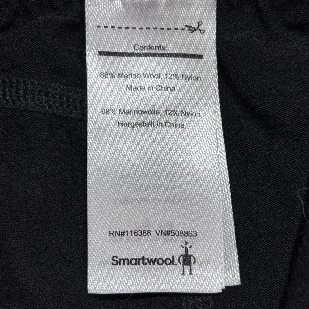Smartwool Mens M Merino 150 Base Layer 3/4 Bottom Black SW016527